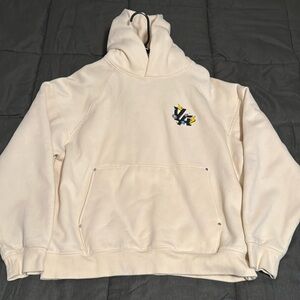 Men’s Large Cream YoungLA Graphic Hoodie